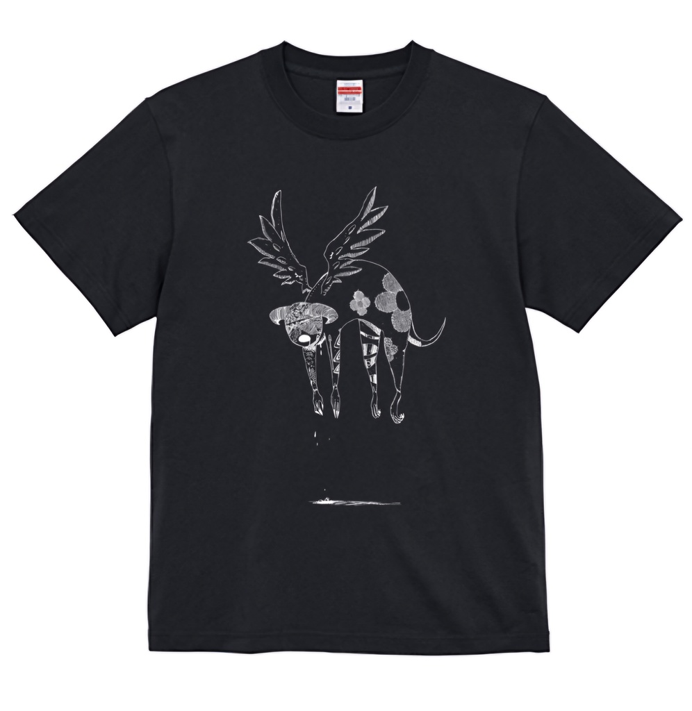 巨大像の飛行(黒)