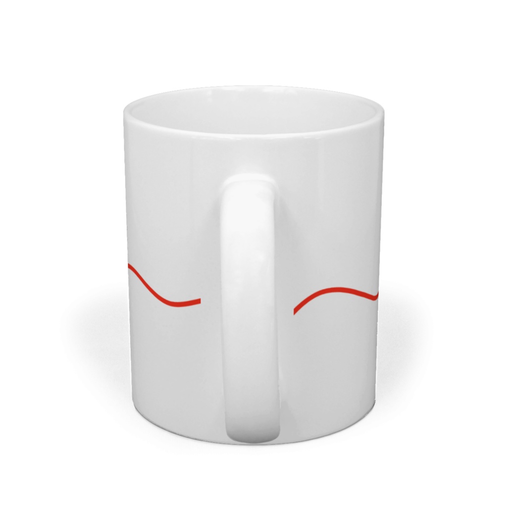 黒猫と毛糸のマグカップ