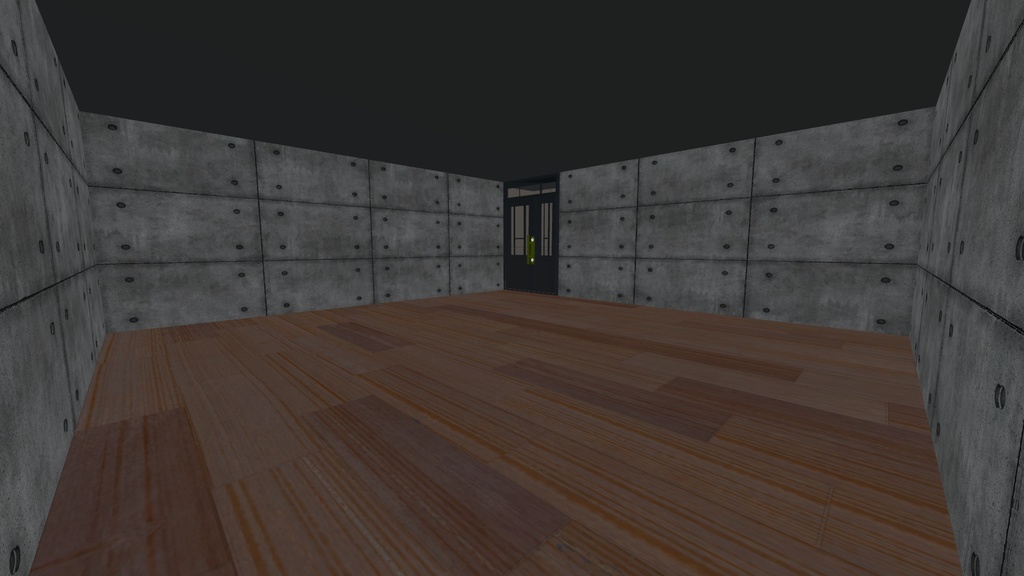 【VRChat想定】打ちっぱなしコンクリートの家