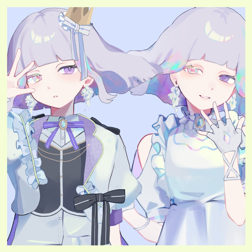 【受注販売】お誕生日限定 アクリルスタンド2種セット( 夕月夜＆白昼夢 )  #とめくに誕生日2026 