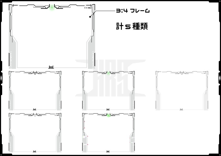 【無料あり】ココフォリアで使える Integral Cyber サイバー素材 148個