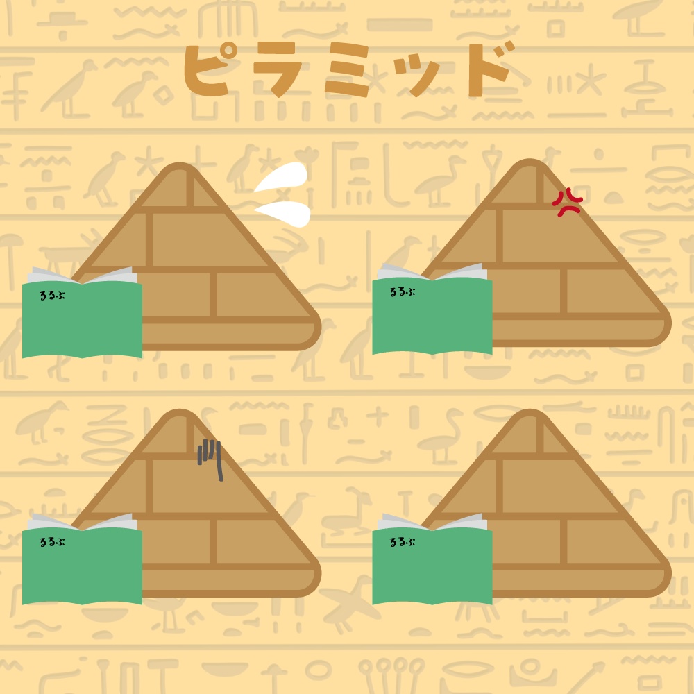 エジプトモチーフKP・GMアイコン 30個