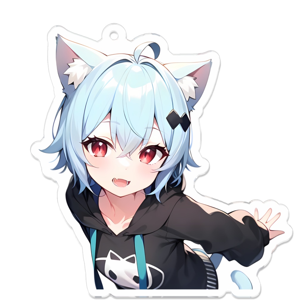 CASIOペア(ラスクちゃん)キーホルダー