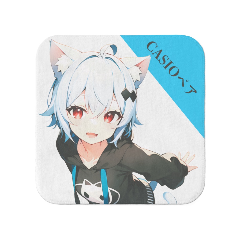 CASIOペア(ラスクちゃん)ハンドタオル