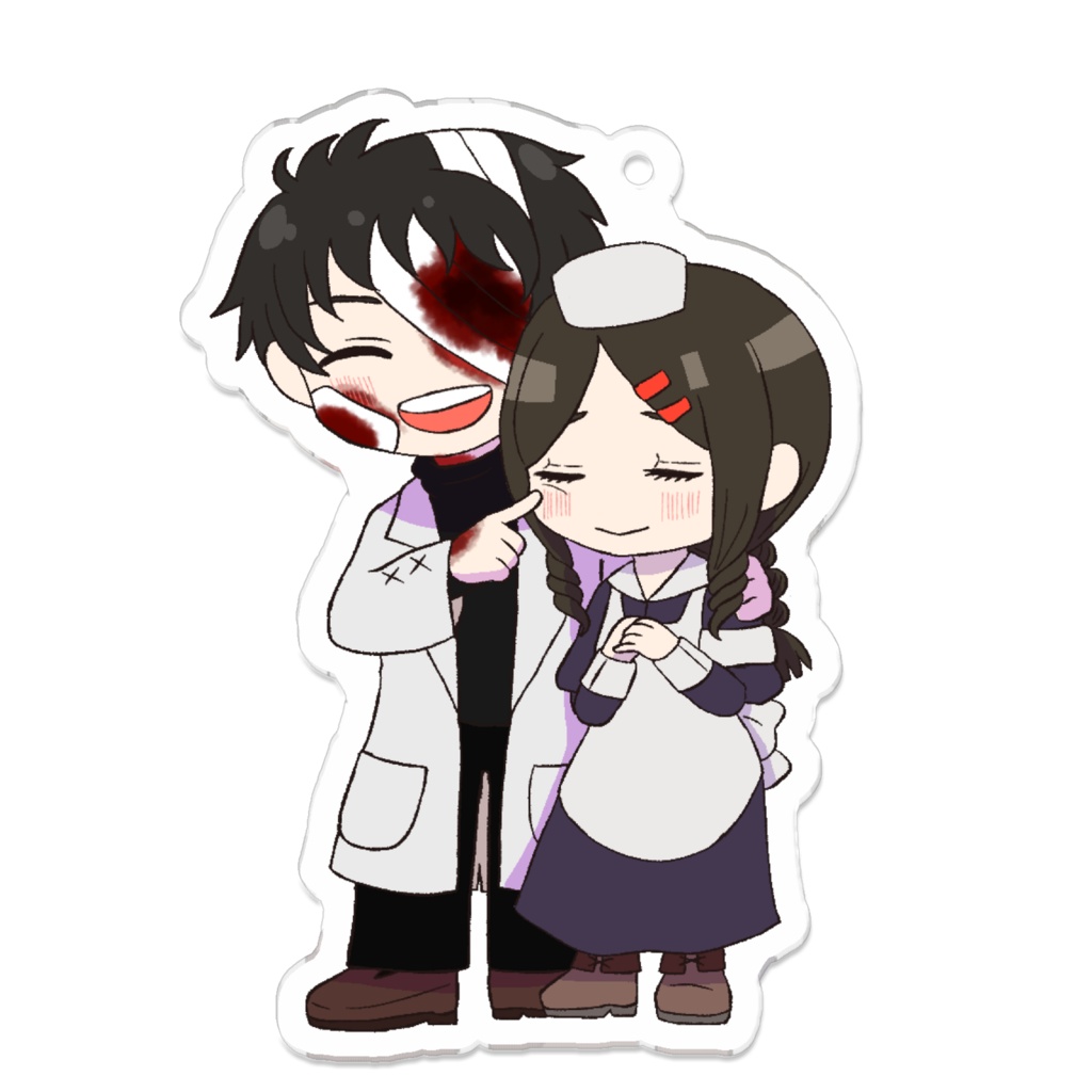 ヘーゼル夫妻アクリルキーホルダー