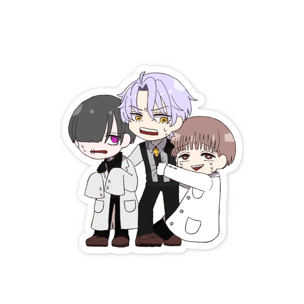 義父義兄義弟スマホステッカー