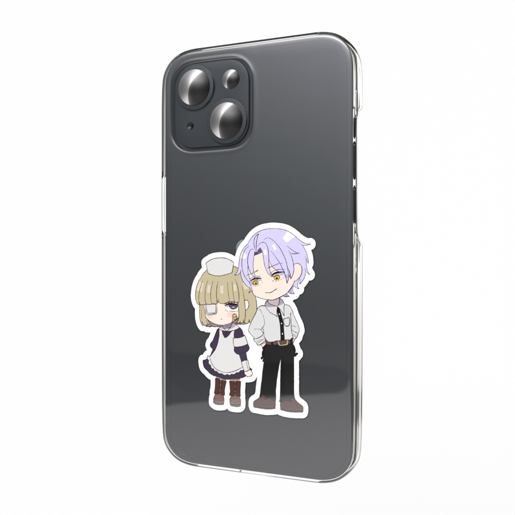 親子スマホステッカー