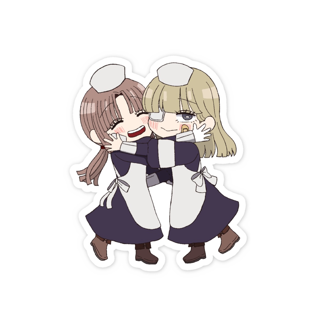 スージー&マーシースマホステッカー