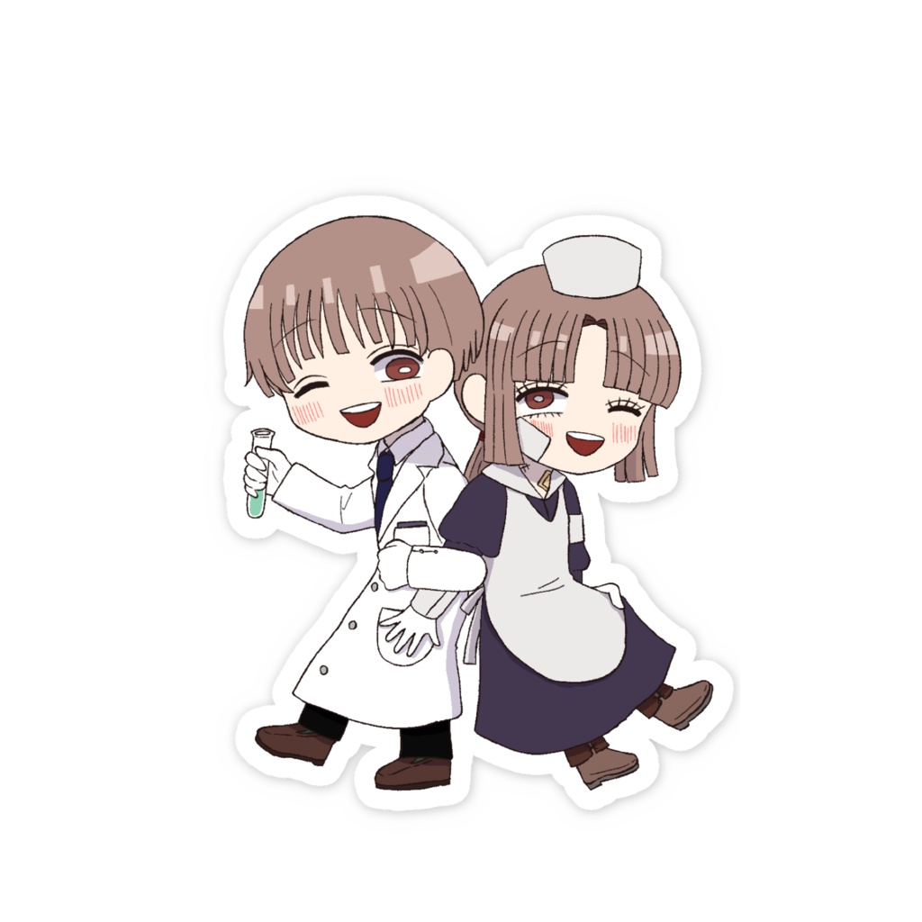 トーマス兄妹スマホステッカー