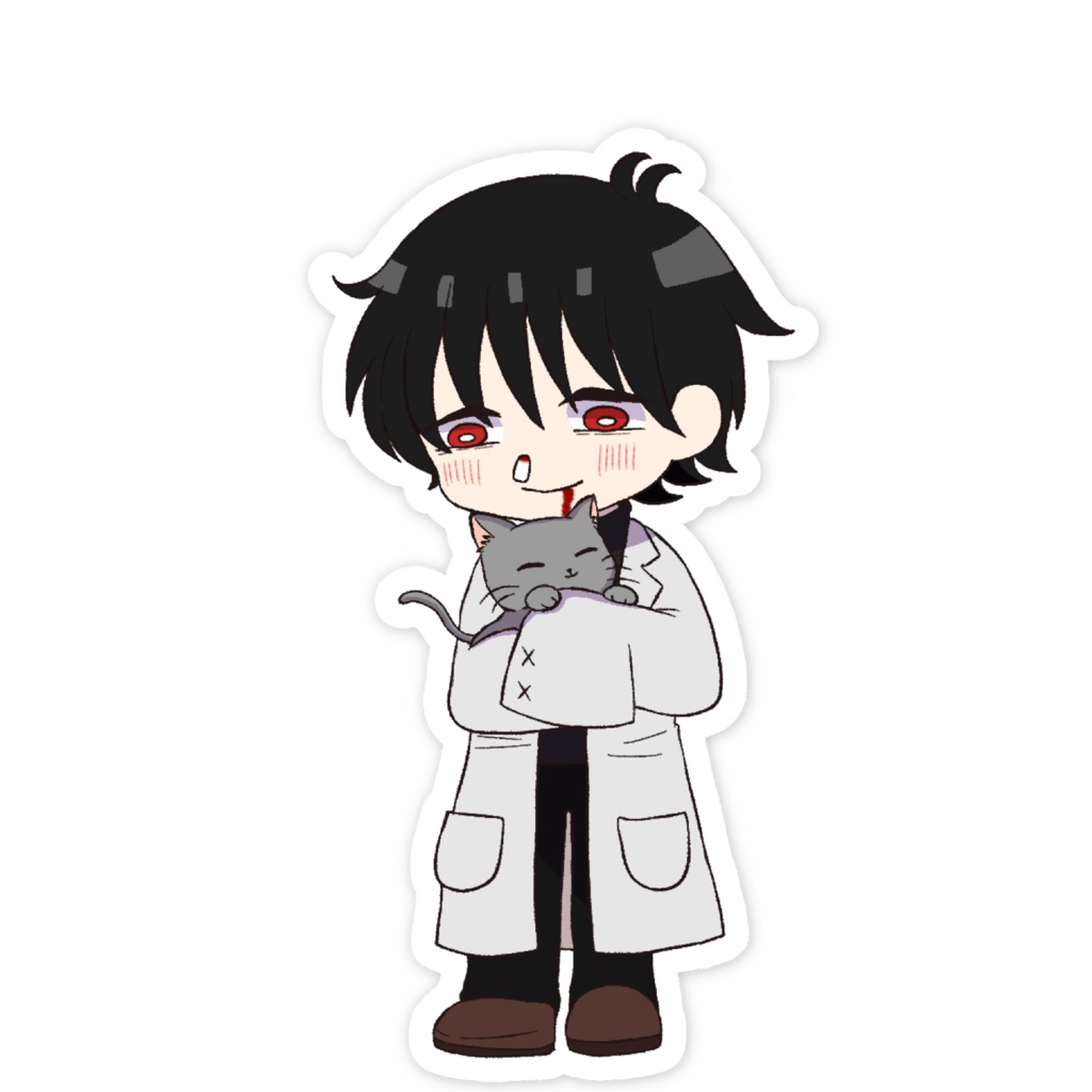 エド&キティスマホステッカー