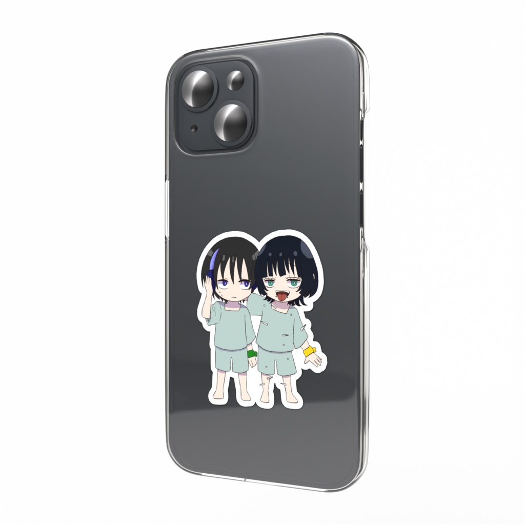 クリス&ロビンスマホステッカー