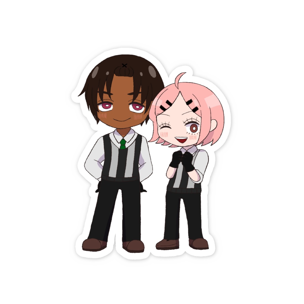 マリアローズ&ブライアンスマホステッカー