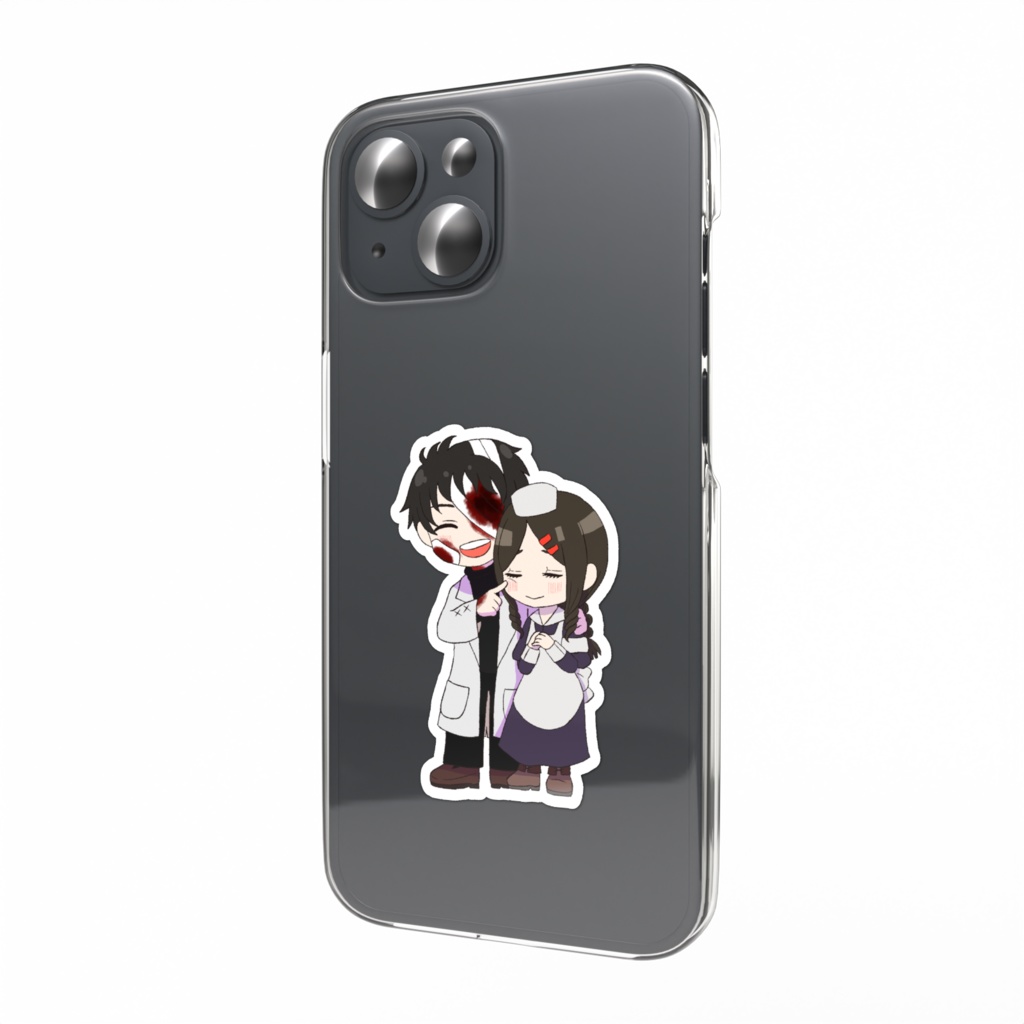 ヘーゼル夫妻スマホステッカー