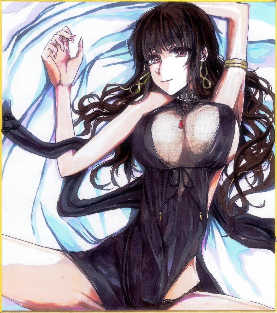 ドールズフロントライン 手描き色紙「せっかち…♥」