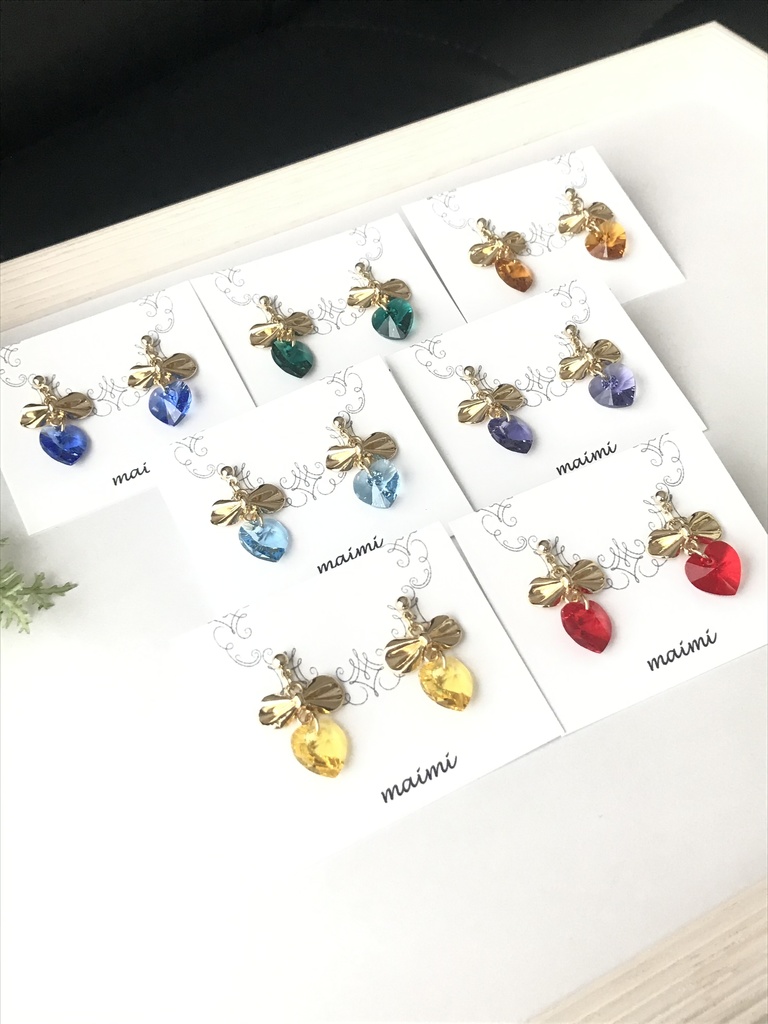 アイナナ IDOLiSH7 ハートスワロフスキーピアス/イヤリング