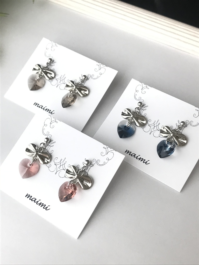 アイナナ TRIGGER ハートスワロフスキーピアス/イヤリング