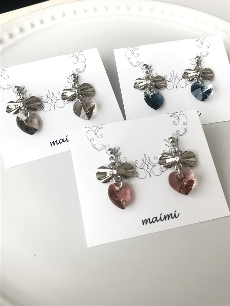 アイナナ TRIGGER ハートスワロフスキーピアス/イヤリング