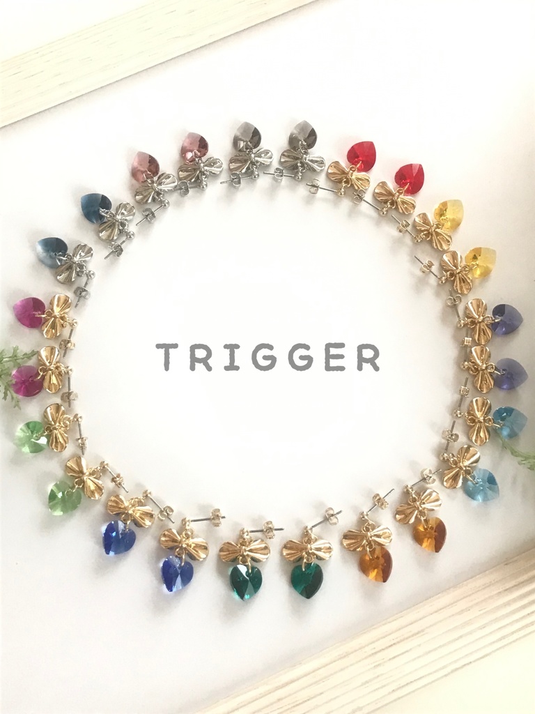 アイナナ TRIGGER ハートスワロフスキーピアス/イヤリング