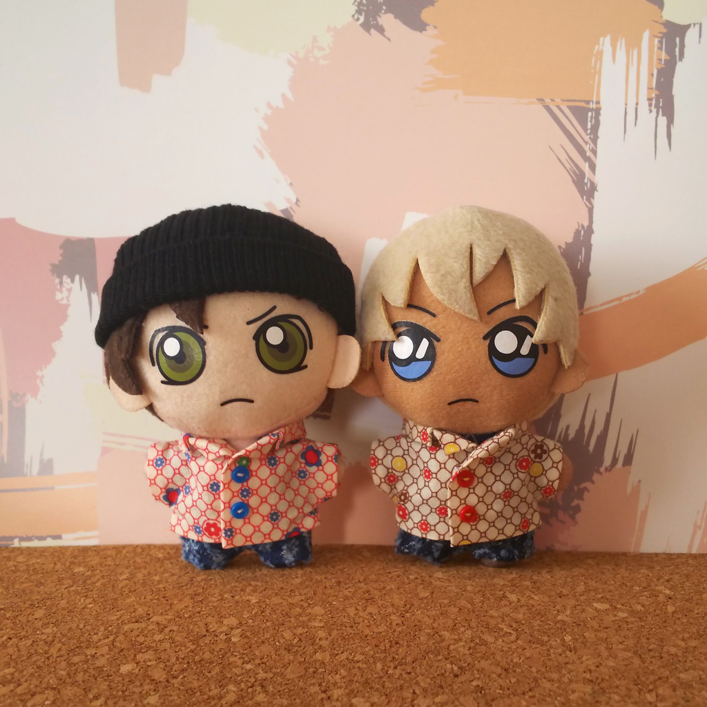 ぬい服・クラッシュデニムズボン