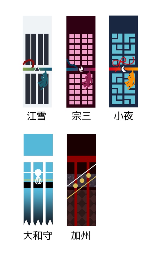 【刀剣乱舞】アクリルストラップ