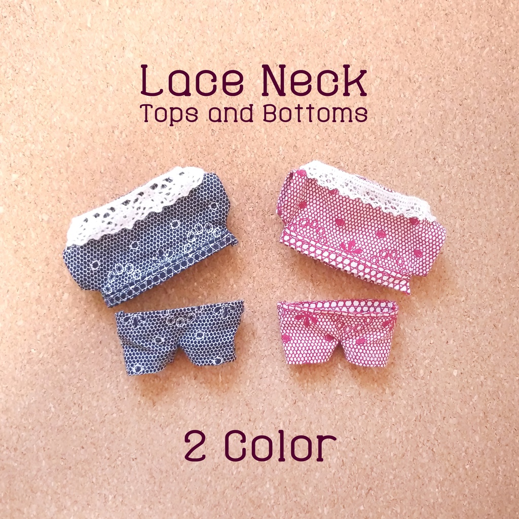 ぬい用レーストップス&ボトムス