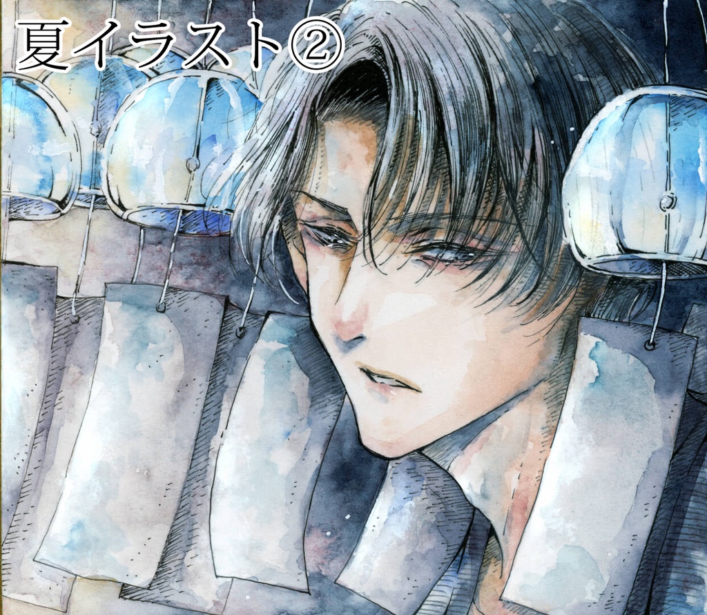 【原画販売】2022年夏イラスト
