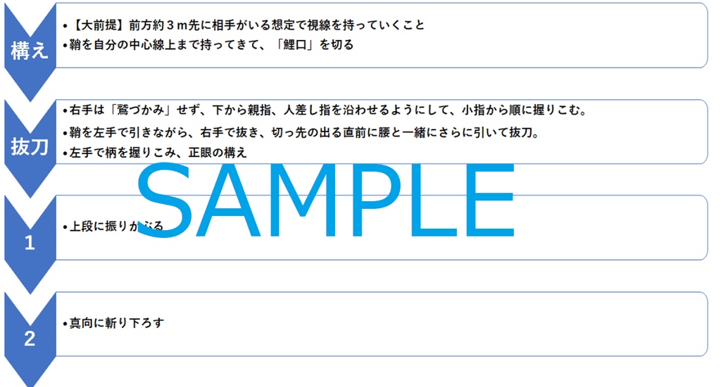 十五手 動作概要解説