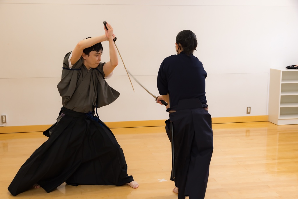 はなまる剣遊会の日本刀でのさばき方 基本形