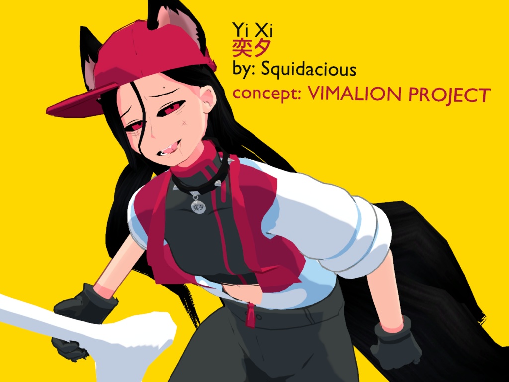 Yi Xi [奕夕] [3D Original Model | 3Dオリジナルモデル] [Halloween Update!]