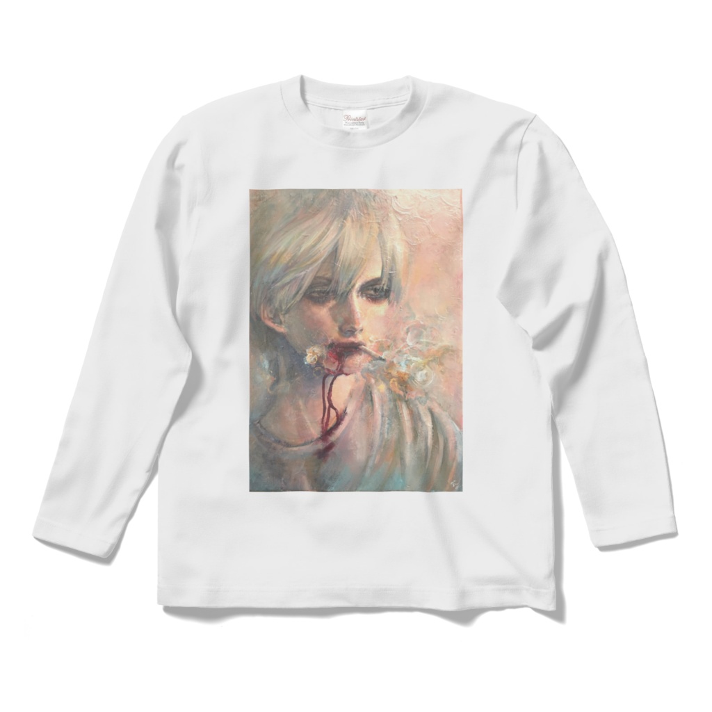 「さっさと死のう」ロングスリーブTシャツ白&黒