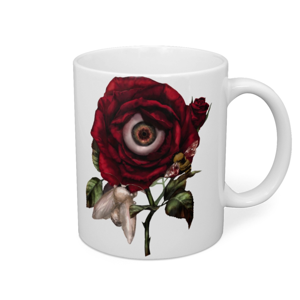 「薔薇の目」マグカップ
