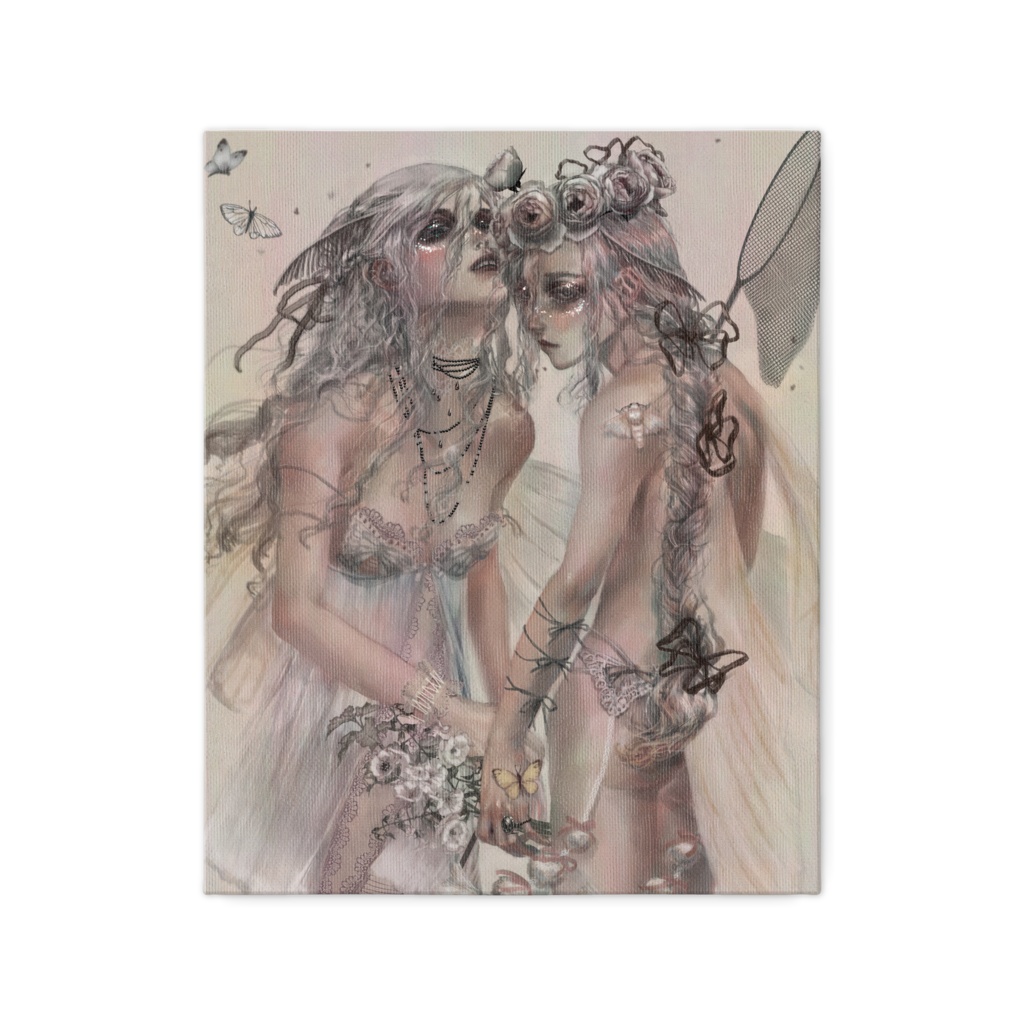 「白」キャンバスプリント