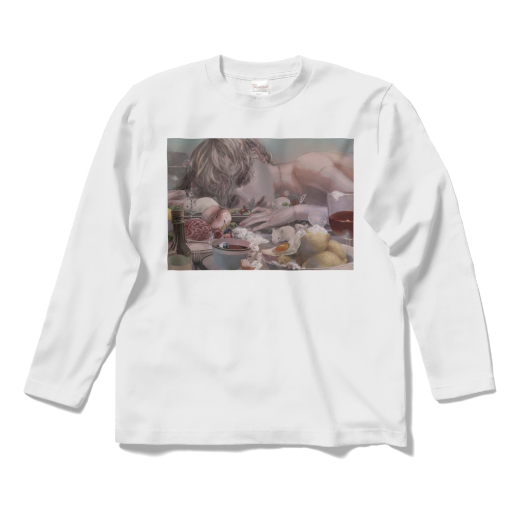 「清き食卓」ロングスリープTシャツ白&黒