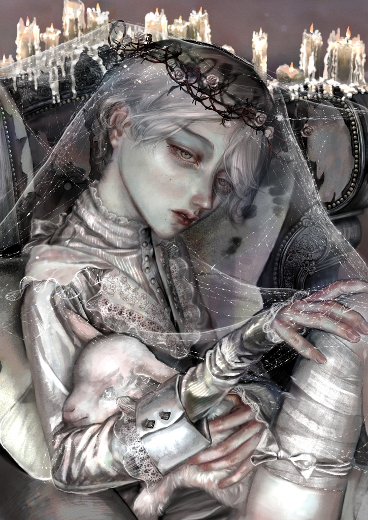 「灰色の夢」ポストカード