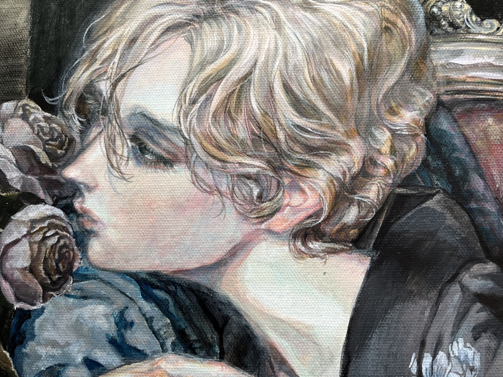 「暗夜の夢路」原画