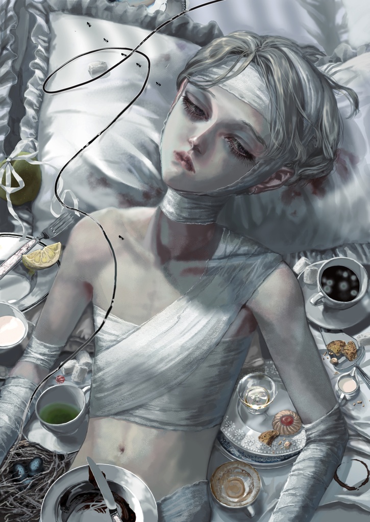 「午後四時」ポストカード