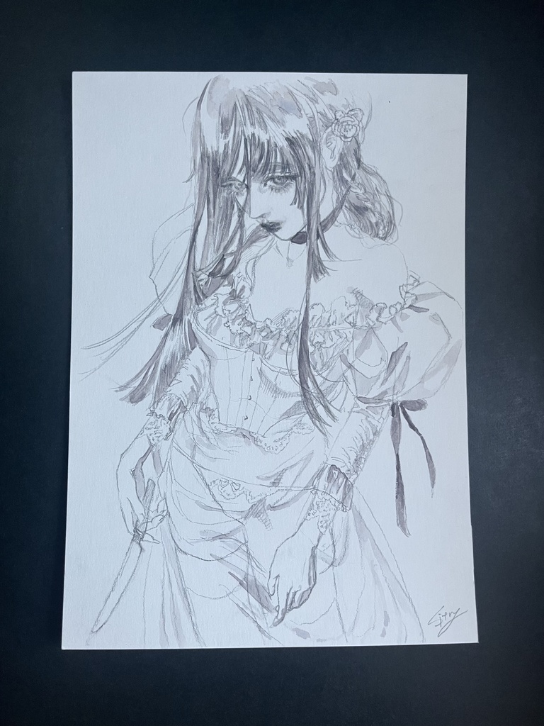 ドローイングGirlA