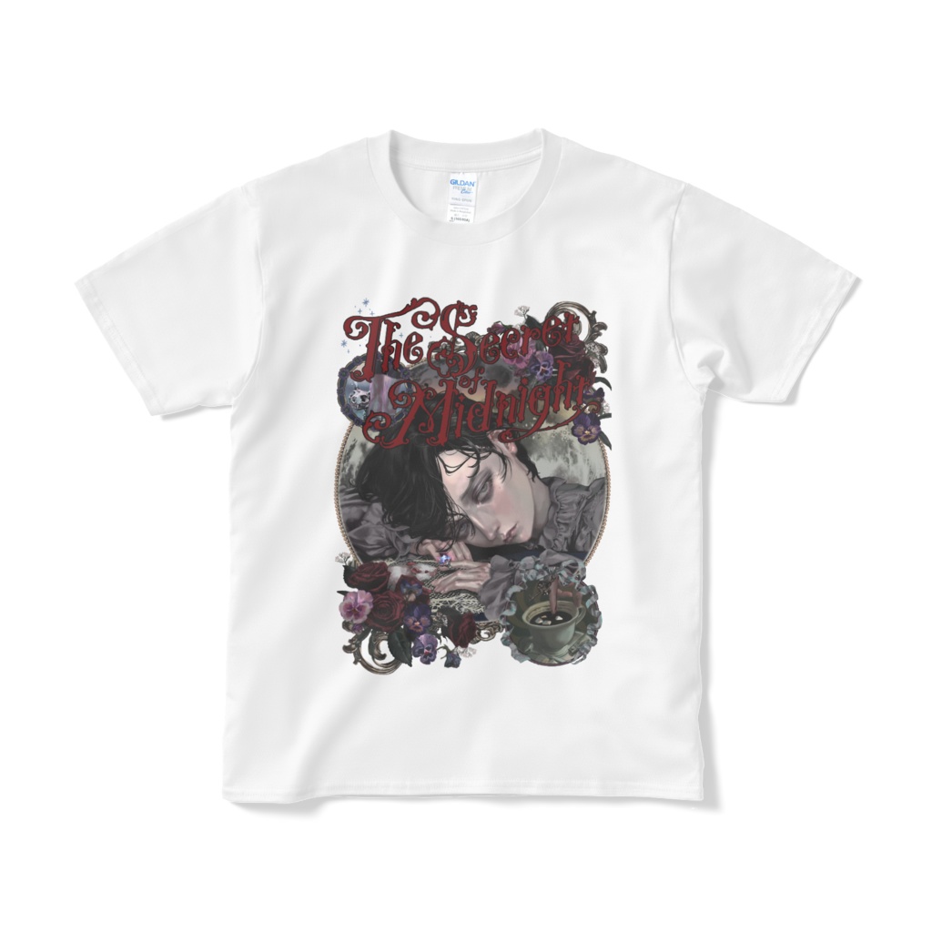 「TheSevretOfMidnight」Tシャツ短納期白&黒