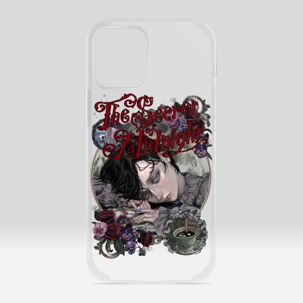 「TheSevretOfMidnight」クリアiPhoneケース
