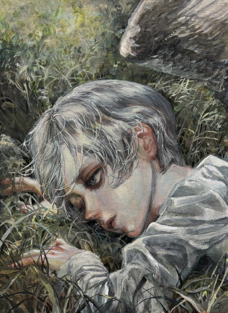 「滴る憧憬」原画