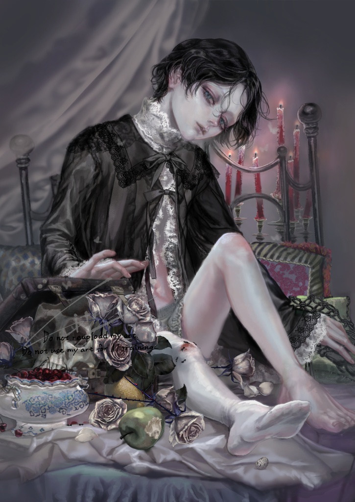 「memento mori」ポストカード