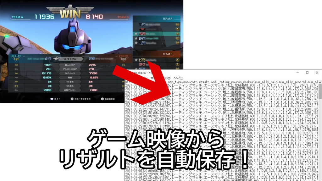 ゲーム映像リアルタイム解析ツール「レコオペ」