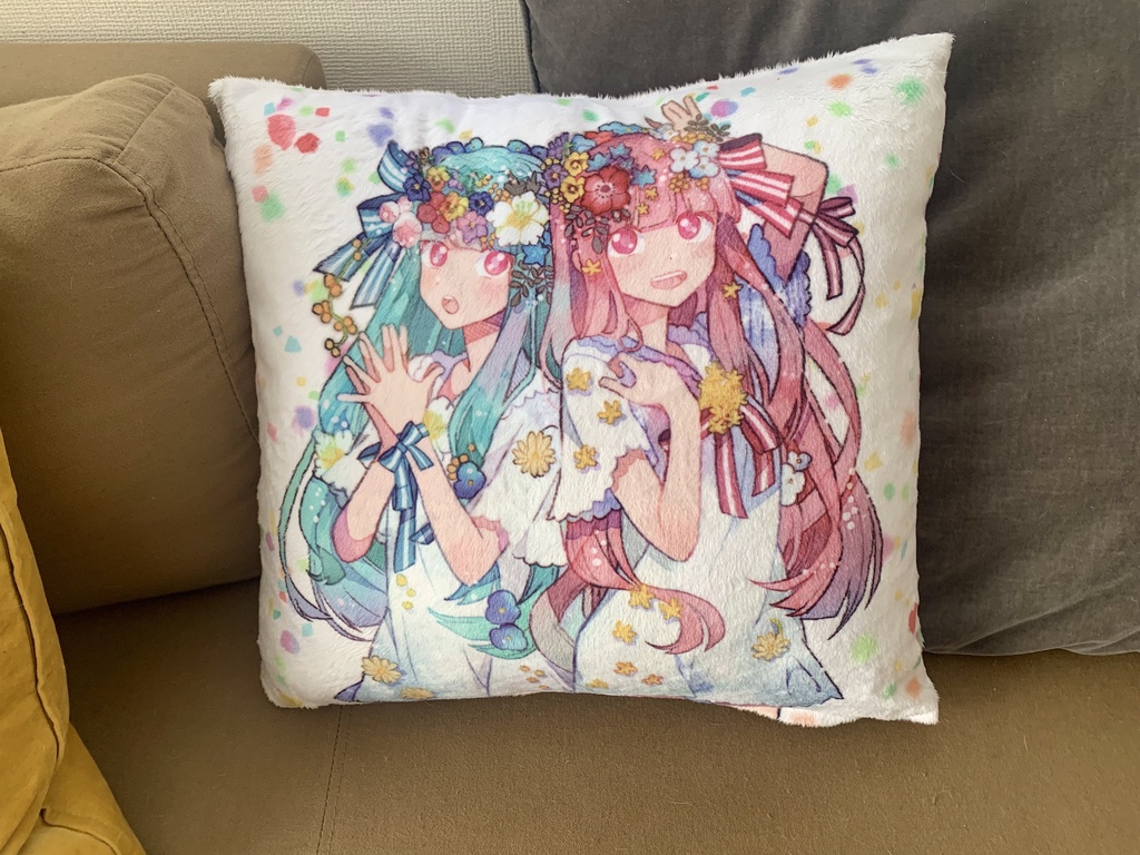 【予約終了】6th記念 もふもふクッションカバー