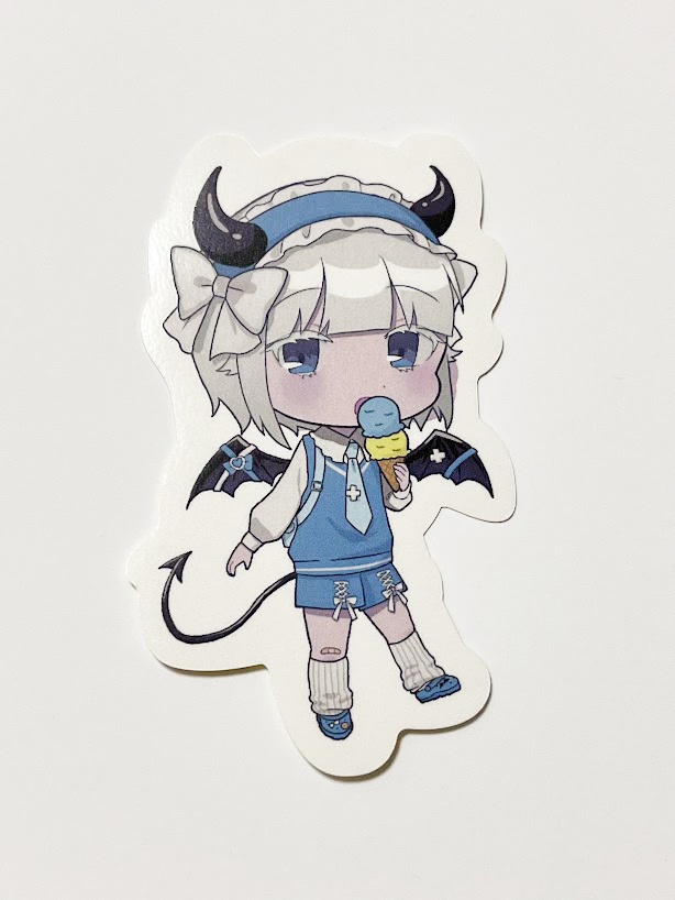 天使界隈のあくま　ステッカー