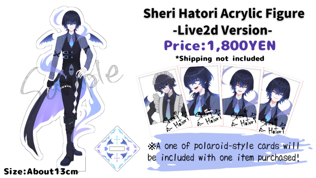 [For overseas buyers] Sheri Hatori Acrylic Figure -Live2d Version- 