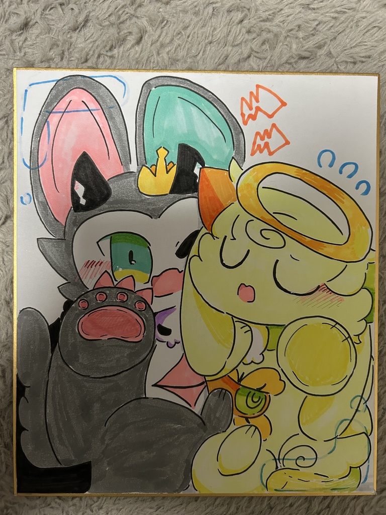 でびるコネクショん 色紙