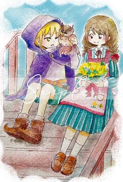 【創作】『魔法使いの少年』ポストカードセット