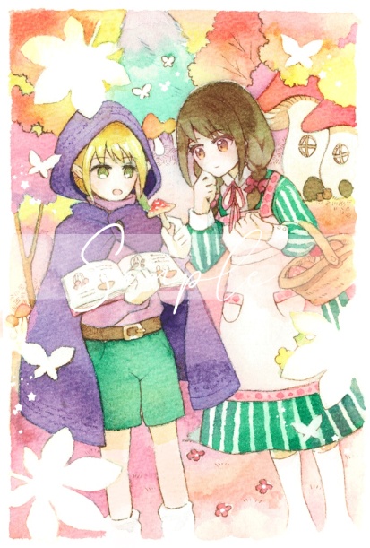 【創作】『魔法使いの少年』ポストカードセット