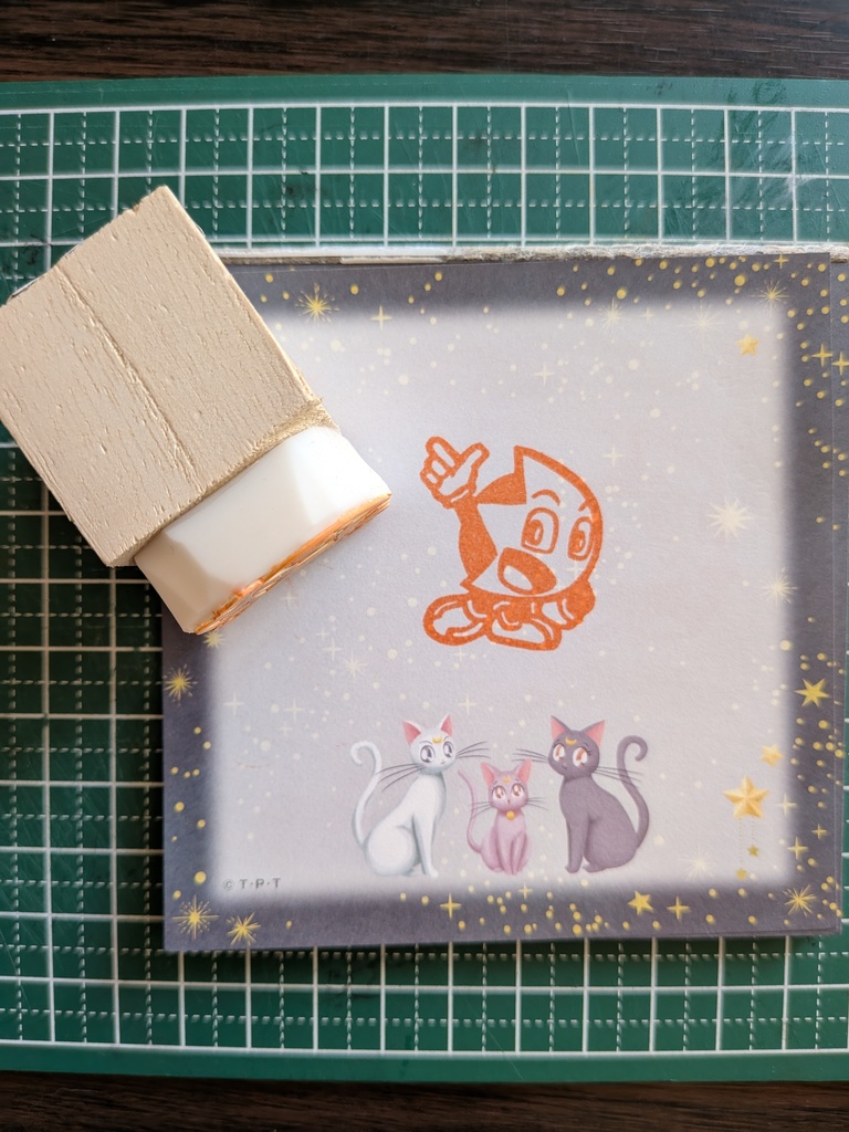 Ristar stamp (Finger point) - リスタースタンプ（指差す）