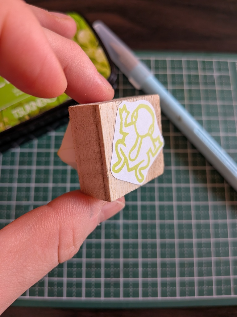 Prehistoric Frog stamp (Chrono Trigger) 原始ガエルスタンプ(クロノトリガー)